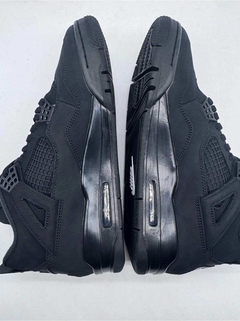 Air Jordan 4 Retro 2025 Black Cat FV5029-010 Men’s Size 13 B Grade